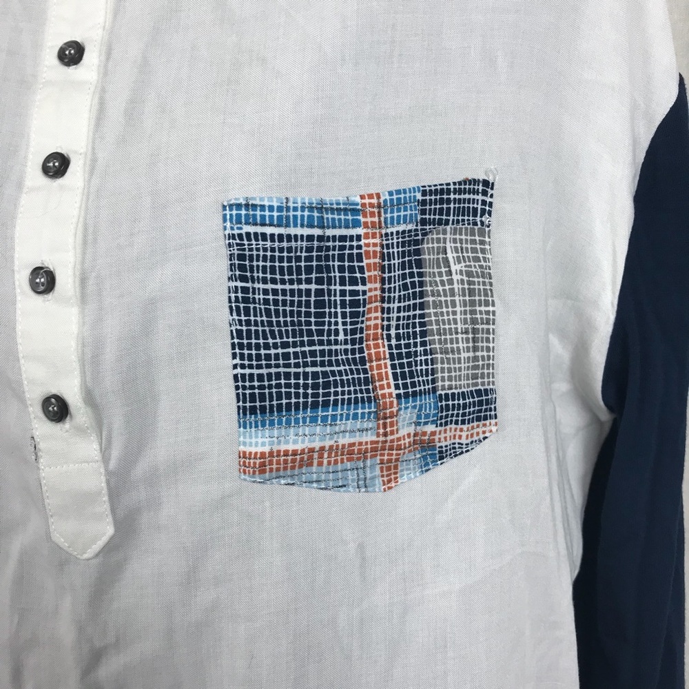 Anthropologie Hem & Thread Womens Shirt SMall - Picture 4 of 8